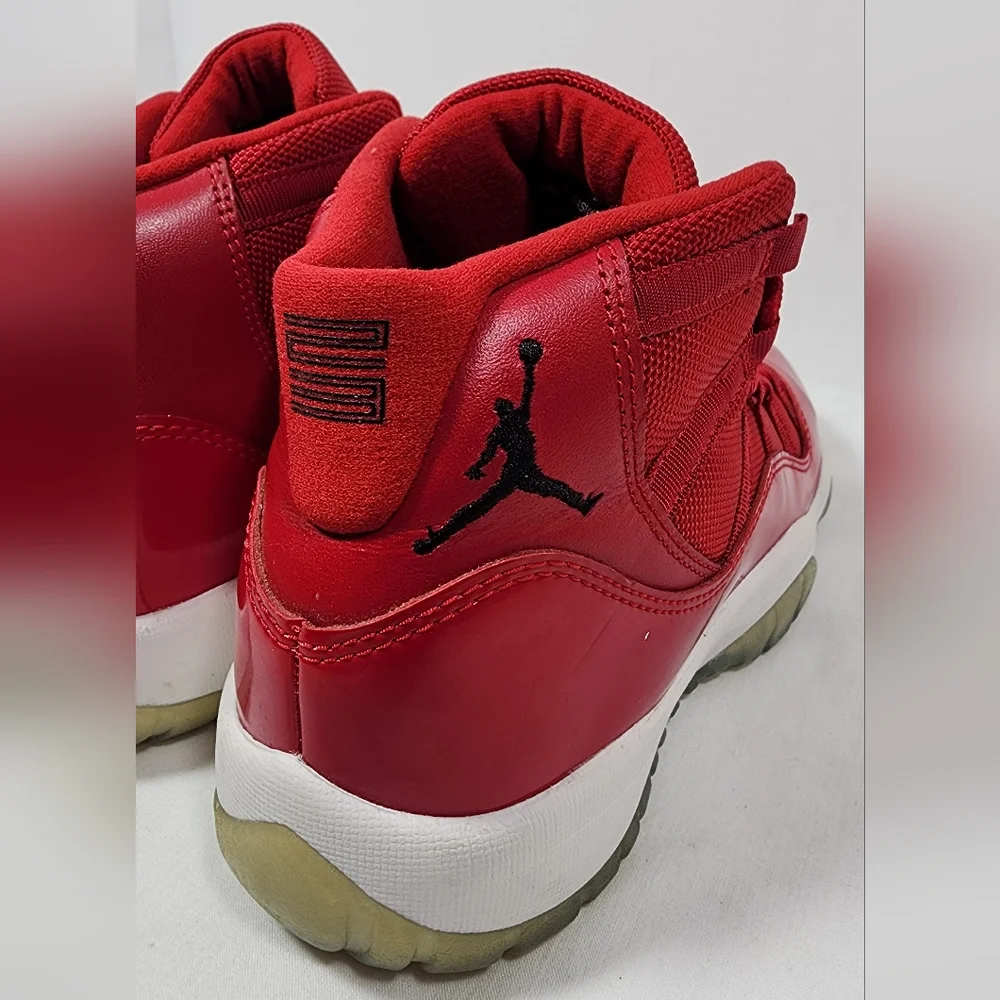 Nike Air Jordan 11 Retro Win Like '96 378038-623 Youth Size 6.0 Red - Picture 7 of 16